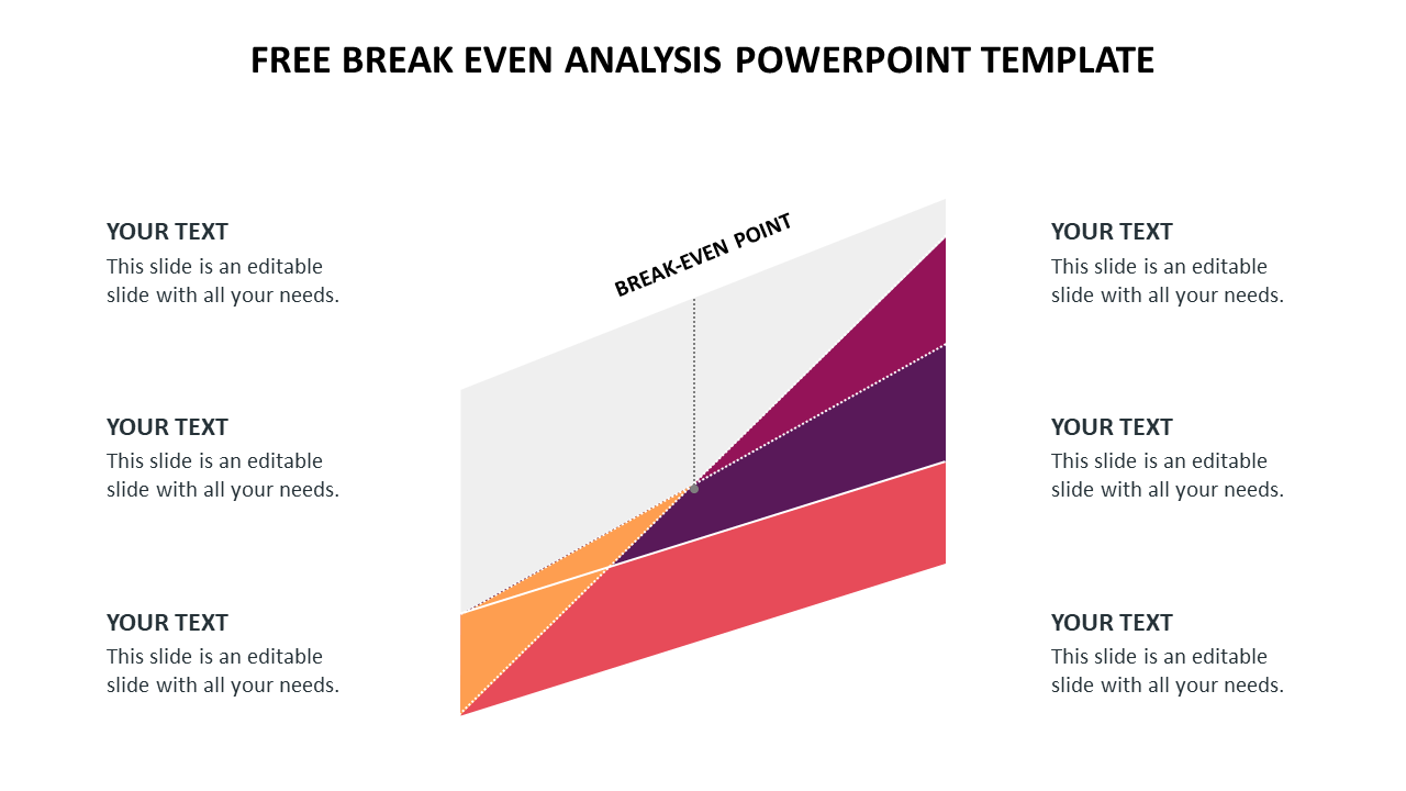 Free - Free Break Even Analysis PowerPoint Template Design